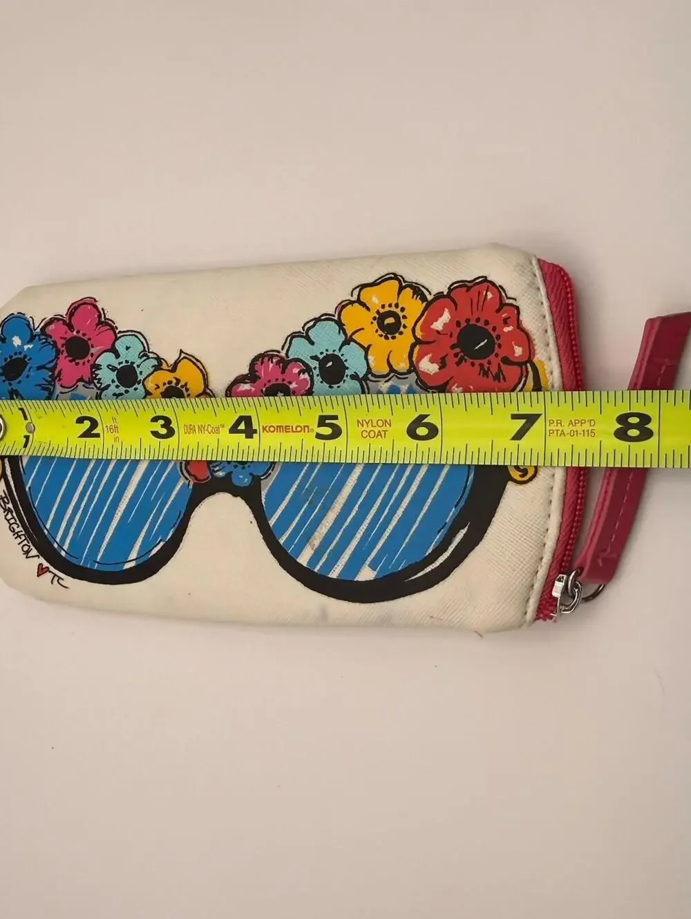 Brighton Sunglasses Case With Coach Glass Wipe Pre loved‎ Zipper Lined